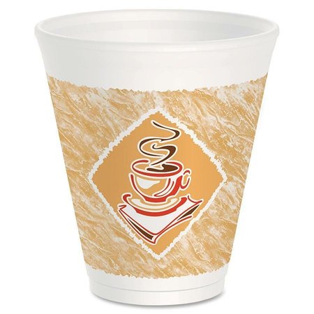 DART CONTAINER Cup, Foam, Cafe, 12Oz 20PK DCC12X16G